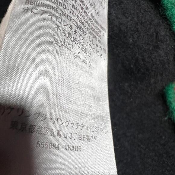 Gucci Wool Sweater XS Black Red Green Logo Patch Italy Made Pullover Preppy - Picture 5 of 12